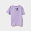 T-shirt manches courtes coton Stitch parme fille