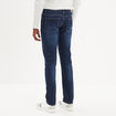 Jeans straight 5 poches denim stone homme