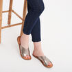 Mules brides croisées en cuir Kickers marron foncé femme