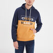 Sweat à capuche manches longues Creeks jaune moutarde homme