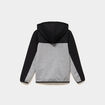 Sweat zipp&eacute; &agrave; capuche noir gar&ccedil;on