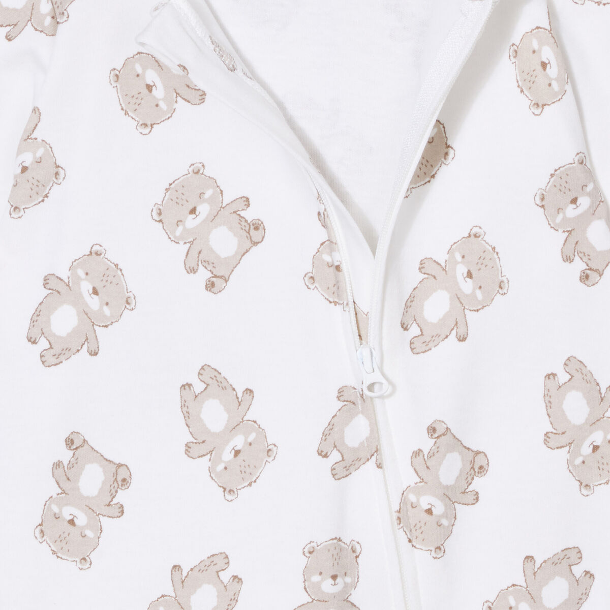 Lot 2 dors-bien coton manches longues creme b&eacute;b&eacute;