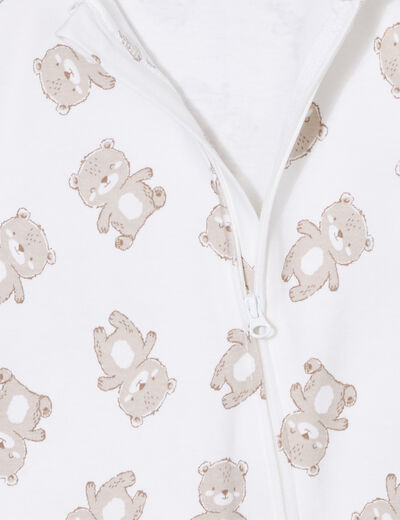 Lot 2 dors-bien coton manches longues creme bébé