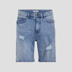 Short regular en jean denim triple stone homme