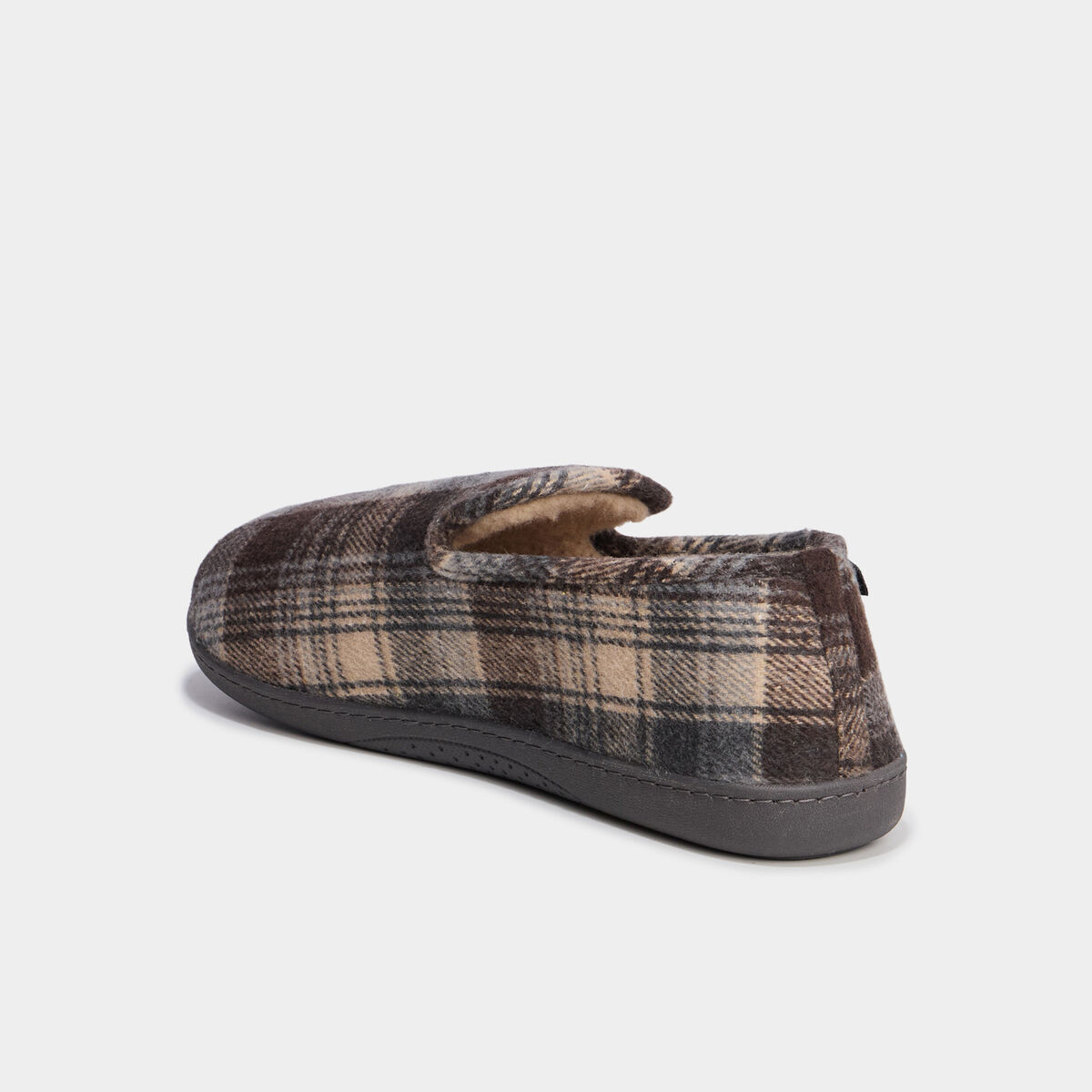 Chaussons fourrés Isotoner sable homme
