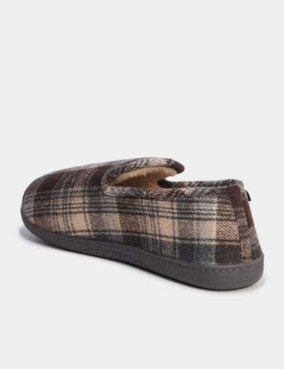Chaussons fourrés Isotoner sable homme