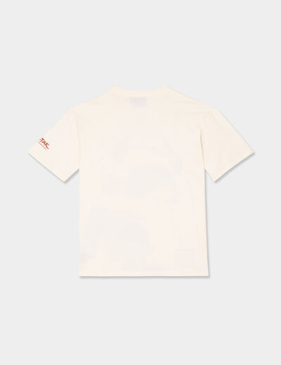 T-shirt manches courtes coton Avatar ivoire garçon