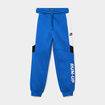Pantalon de jogging regular molletonn&eacute; bleu roi gar&ccedil;on