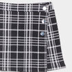 Jupe-short ajustée détail boutons noir fille