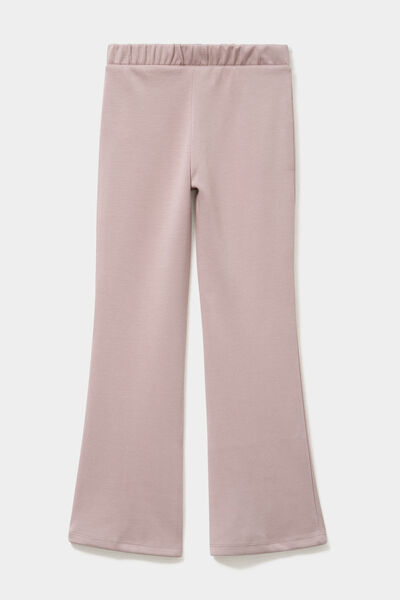 Pantalon de jogging bootcut stretch marron clair fille