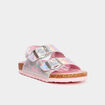 Sandales holographiques Barbie rose fille
