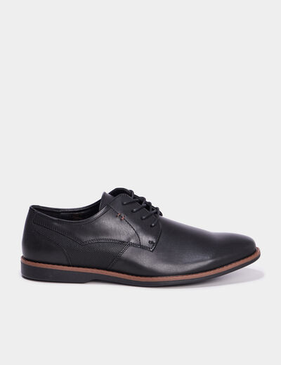 Derbies à lacets noir homme