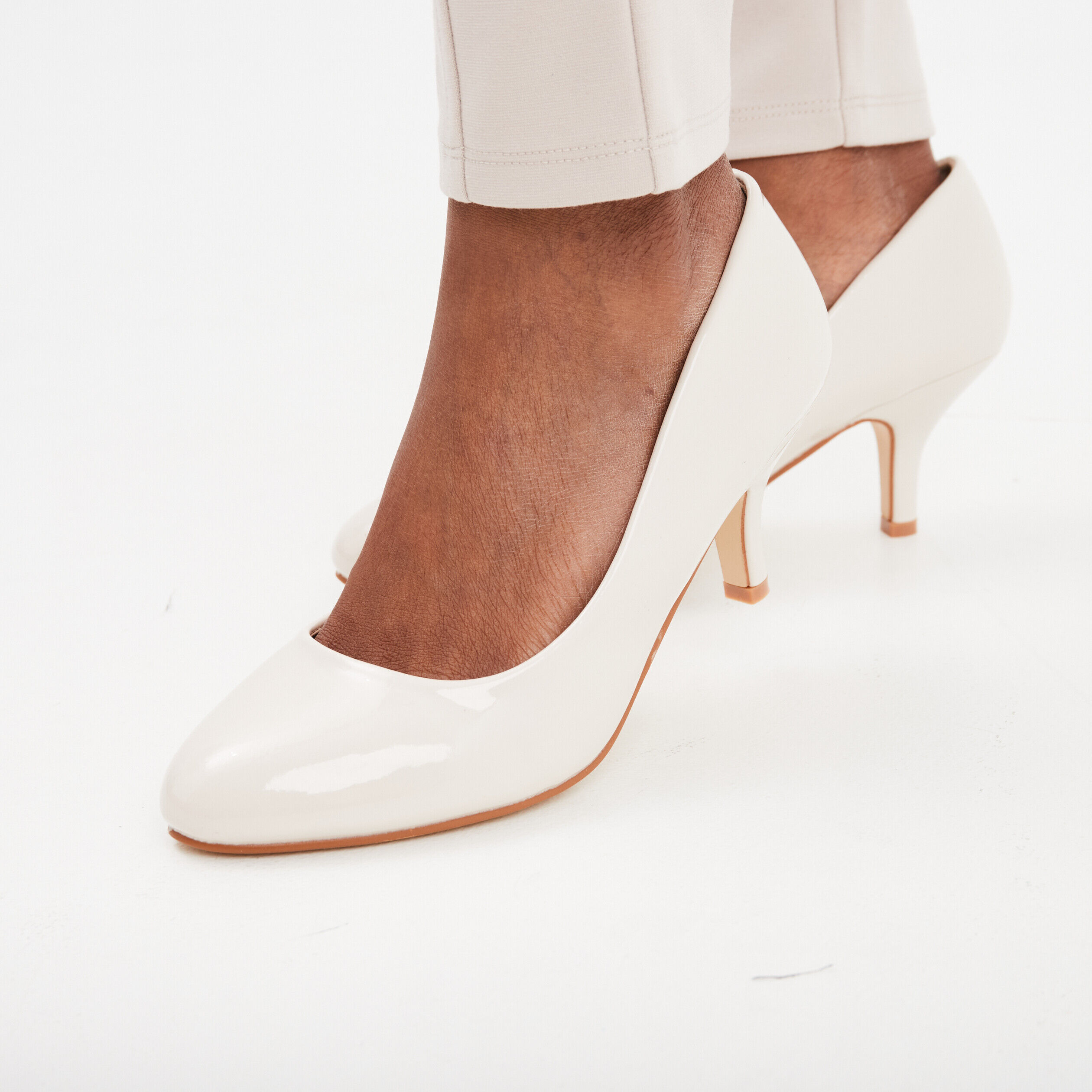 Chaussures mariage femme pas cheres Beige La Halle