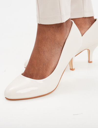 Escarpins irisés sable femme