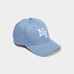 Casquette ajustable coton bleu gris homme