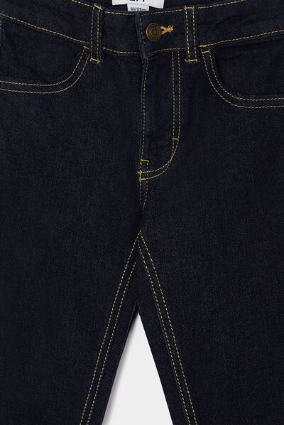Jeans slim denim brut garçon
