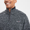 Pull camionneur zippé droit Creeks gris foncé homme