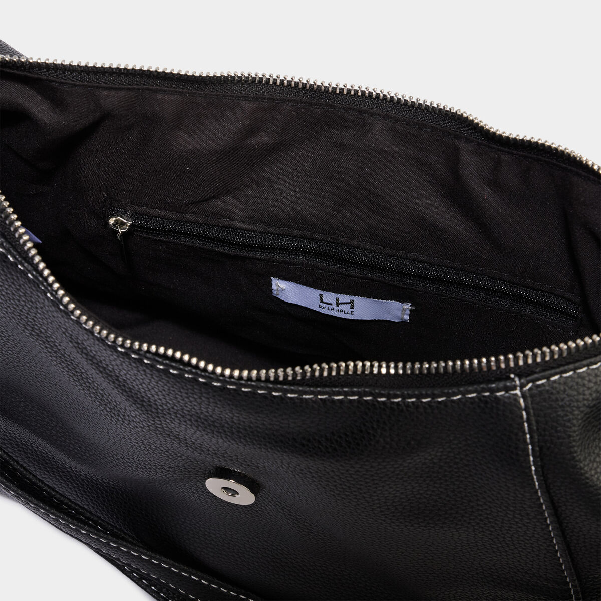 Sac port&eacute;-&eacute;paule rectangulaire noir femme