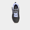 Baskets running &agrave; scratchs Skechers Wave noir fille