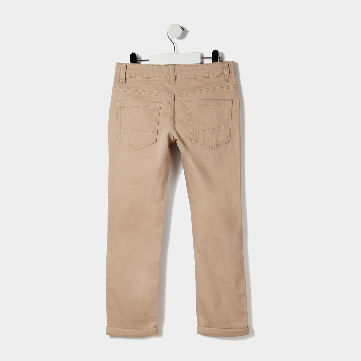 Pantalon regular avec poches sable garçon