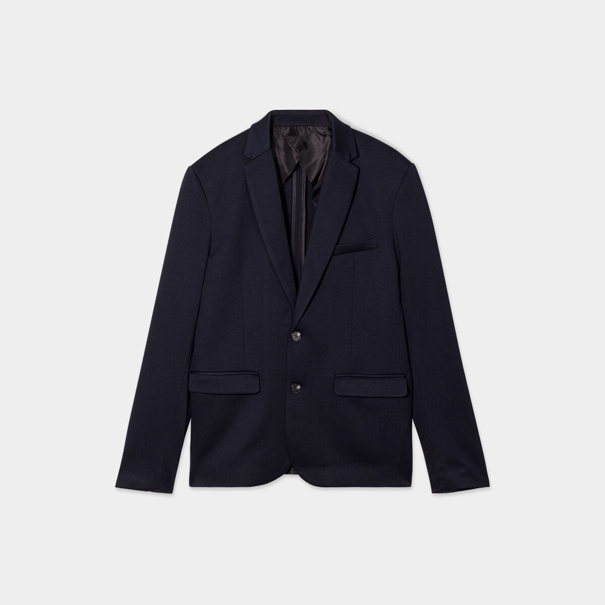 Veste costume boutonnée 1 poche buste bleu foncé homme