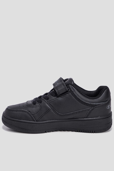 Tennis à lacets Champion Rebound noir garçon