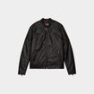 Blouson motard simili cuir noir homme