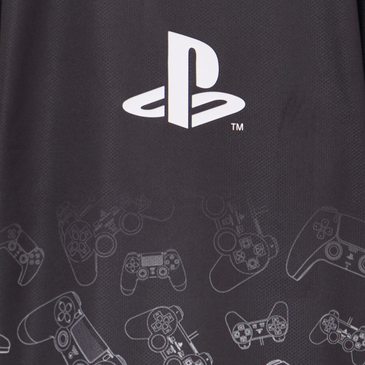 T-shirt manches courtes Playstation noir gar&ccedil;on