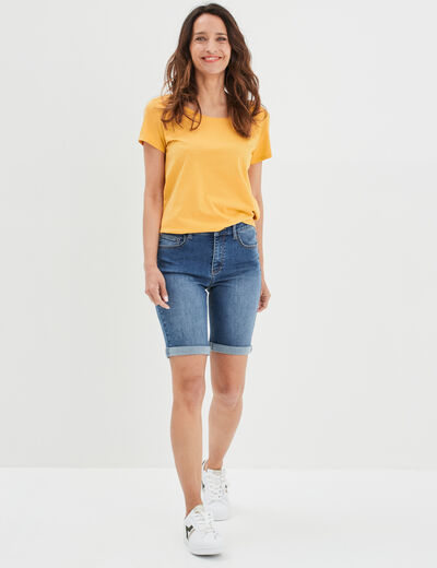 Berduma à ourlets denim stone femme