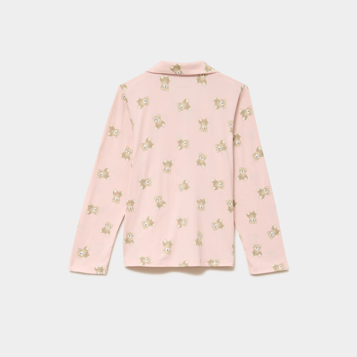 Ensemble pyjama chemise et pantalon vieux rose fille