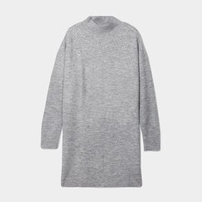 robe pull courte avec strass gris femme Robe pull courte avec strass gris femme