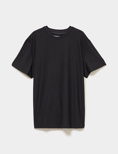 T-shirt confort respirant gris fonc&eacute; homme