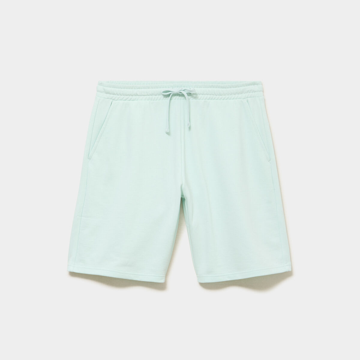 Short de jogging taille &eacute;lastiqu&eacute;e l&eacute;ger vert clair homme