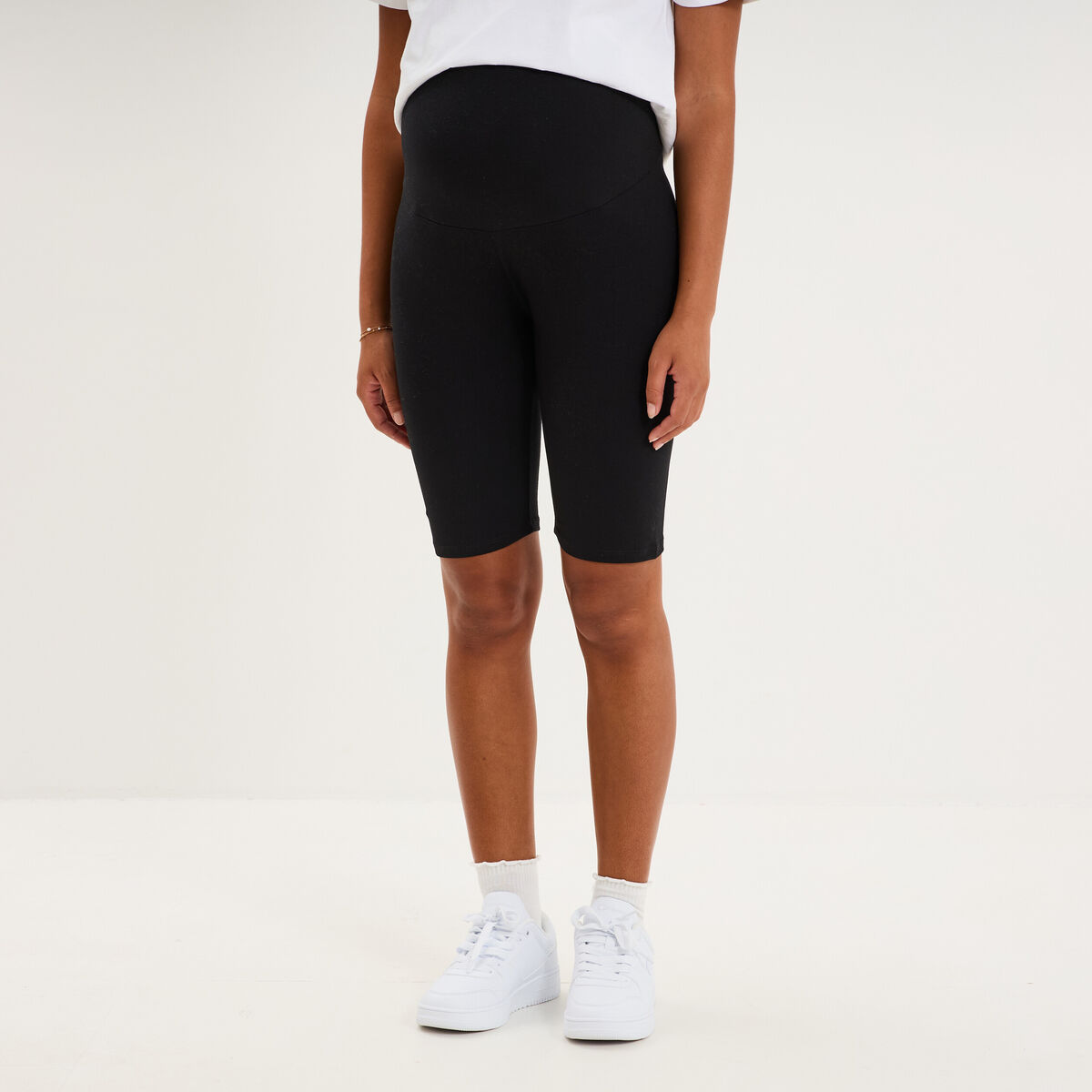 Short cycliste grossesse noir femme maternit&eacute;