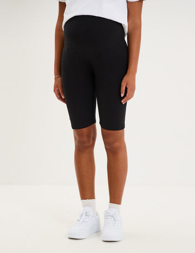 Short cycliste grossesse noir femme maternit&eacute;