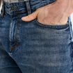 Bermuda en jean droit coton denim stone homme