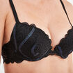 Soutien-gorge forme corbeille paddé noir femme
