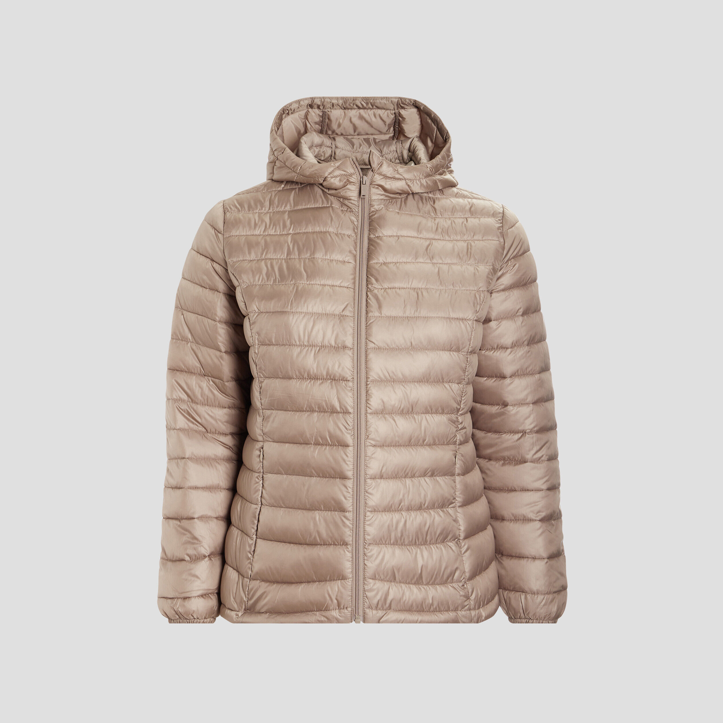 Doudoune femme pas cher chaude et confortable Beige La Halle