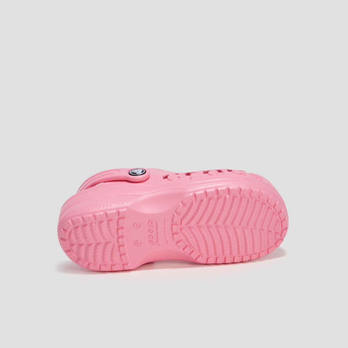 Sabots de plage Crocs rose fille