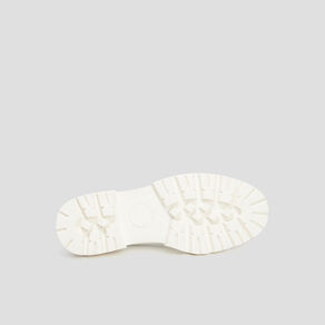 mocassins crantes detail chaine liberto blanc femme Mocassins crantés détail chaîne Liberto blanc femme