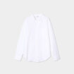 Chemise oversize 1 poche coton blanc femme