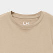 T-shirt en coton manches courtes gris fonc&eacute; gar&ccedil;on