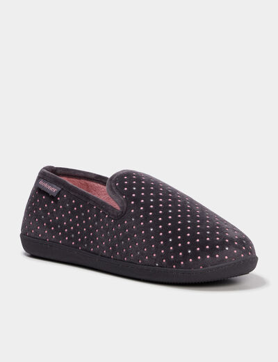Chaussons Isotoner rose femme
