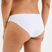 Culotte microfibre sans coutures blanc femme