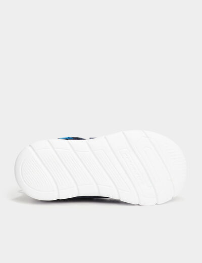Baskets running Skechers Comfy Flex bleu garçon
