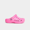 Sabots de plage Crocs rose fluo fille