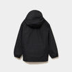 Parka 3-en-1 &agrave; capuche imperm&eacute;able noir fille