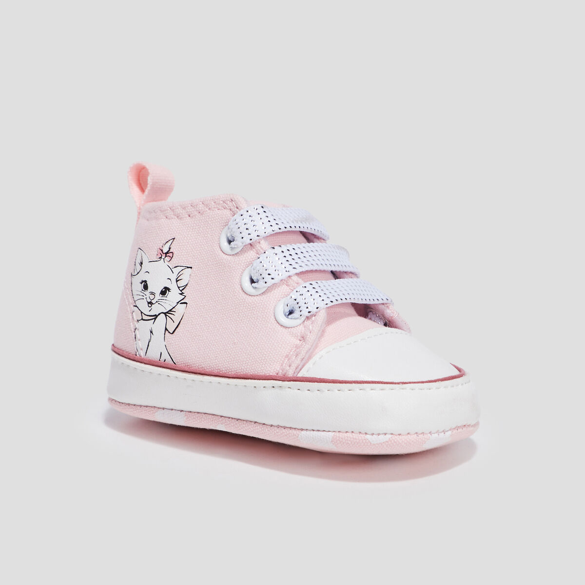 Tennis Les Aristochats rose bébé fille