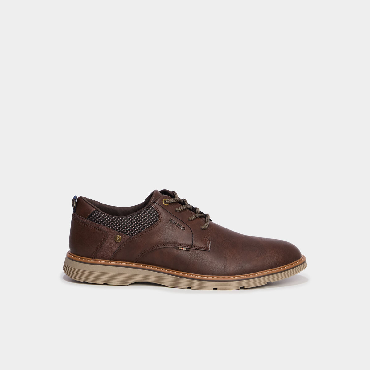 Derbies &agrave; lacets marron homme