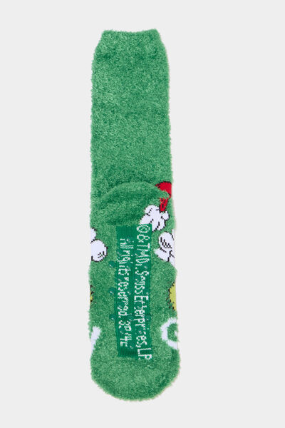 Lot 2 paires chaussettes Le Grinch vert homme